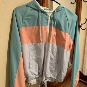 cute womens hollister windbreaker medium